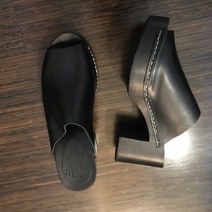 Charlotte Stone black clogs size 6